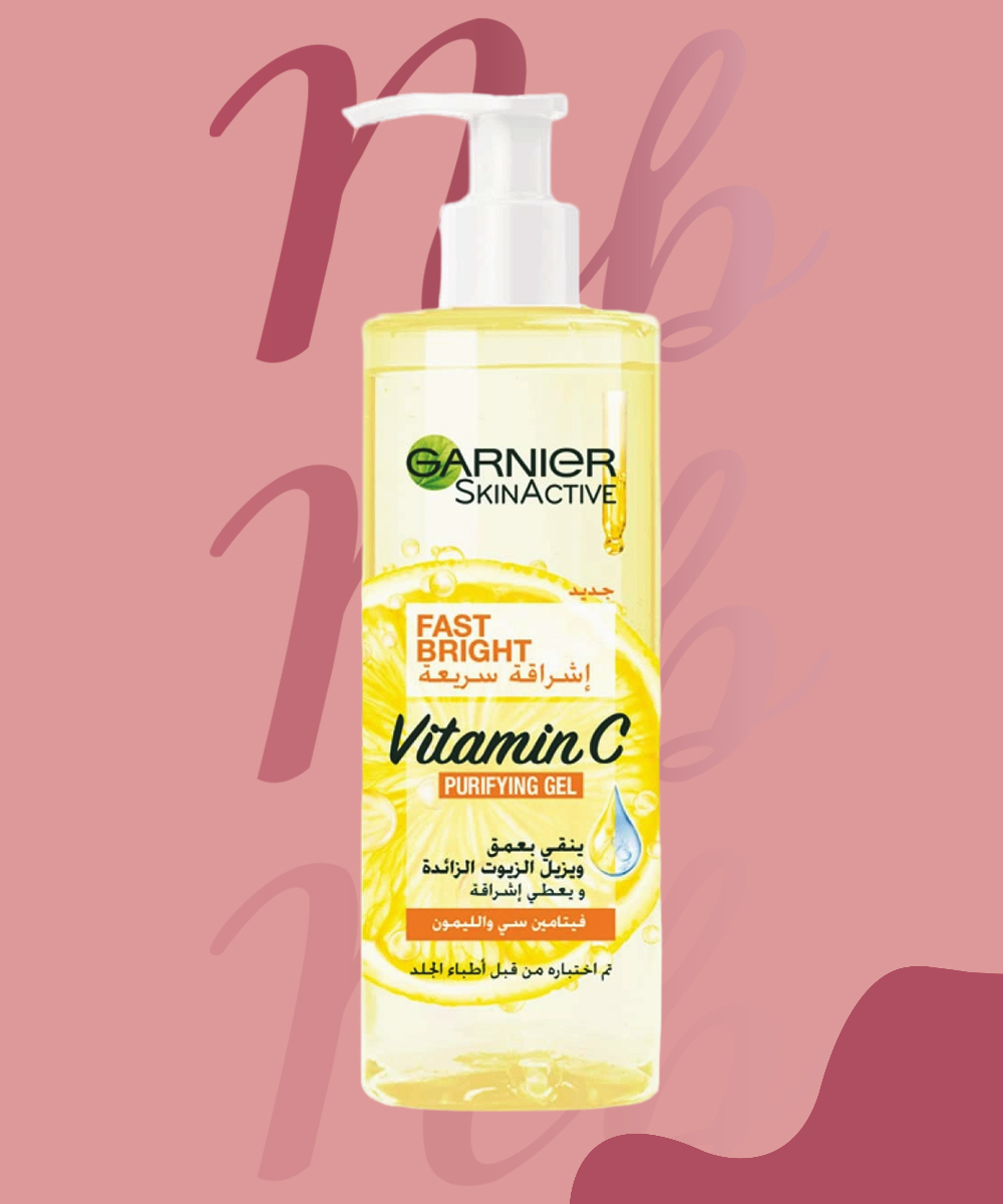 GARNIER FAST BRIGHT PURIFYING GEL WASH 400ML