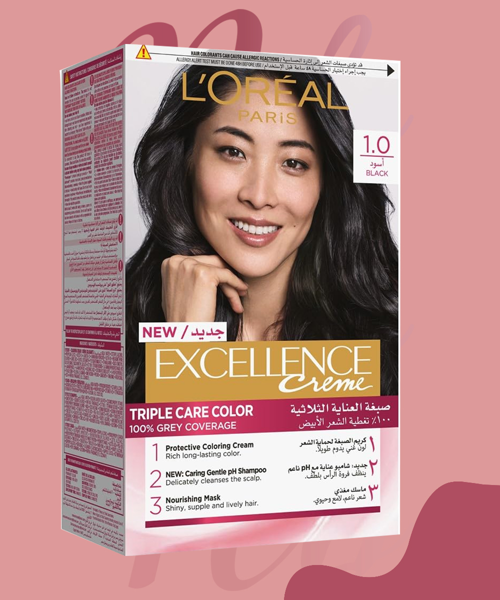 LOREAL EXCELLENCE CREME NO (1) BLACK